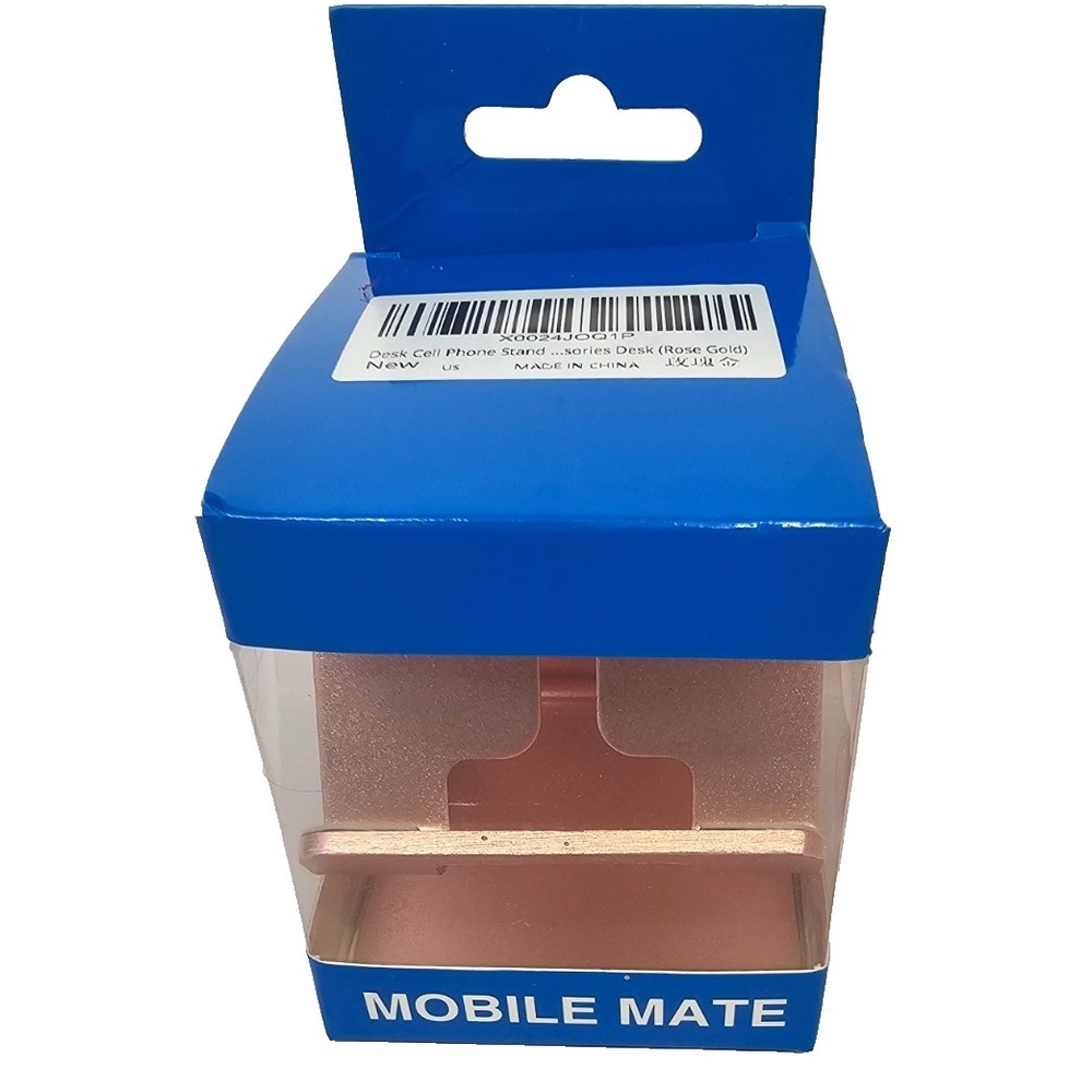 New in Box Mobile Mate S014 Rose Gold Aluminum Cellphone Phone Stand